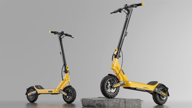 Электросамокат Xiaomi Electric Scooter 6 Ultra GL Yellow BHR08KTGL