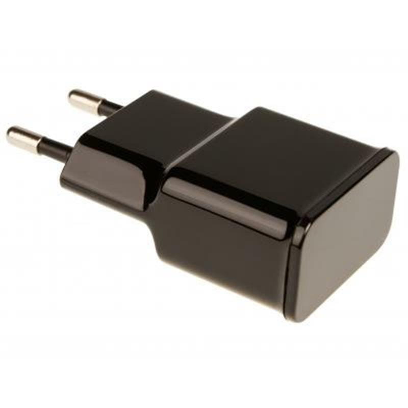 Сетевое зарядное устройство Grand-X (1xUSB 1A) Black (CH765LTB) + кабель Lightning