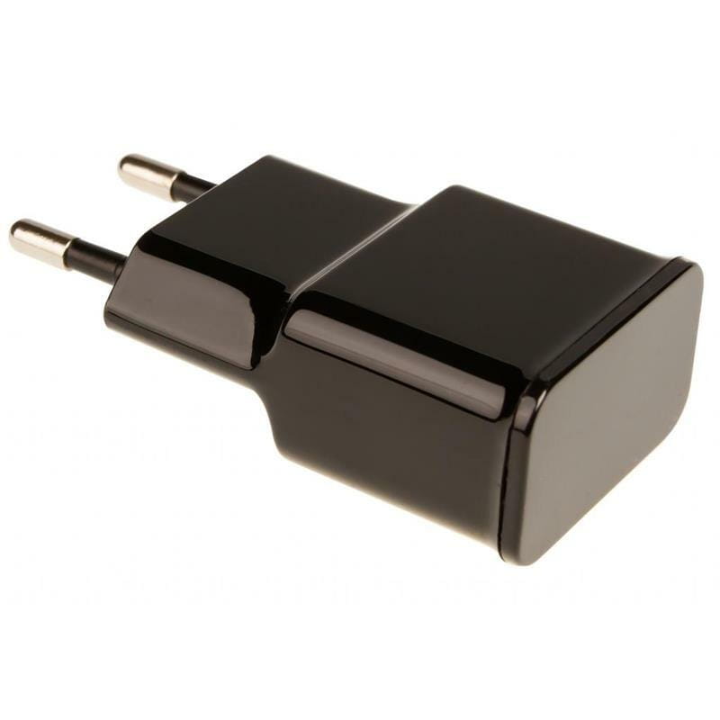 Сетевое зарядное устройство Grand-X (1xUSB 1A) Black (CH-765UMB) + кабель microUSB