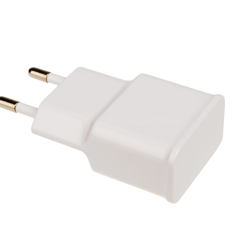 Сетевое зарядное устройство Grand-X (1xUSB 1A) White (CH-765UMW) + кабель microUSB