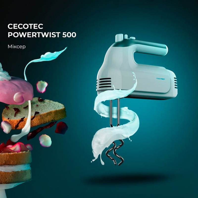 Миксер Cecotec PowerTwist 500 CCTC-04120 (8435484041201)
