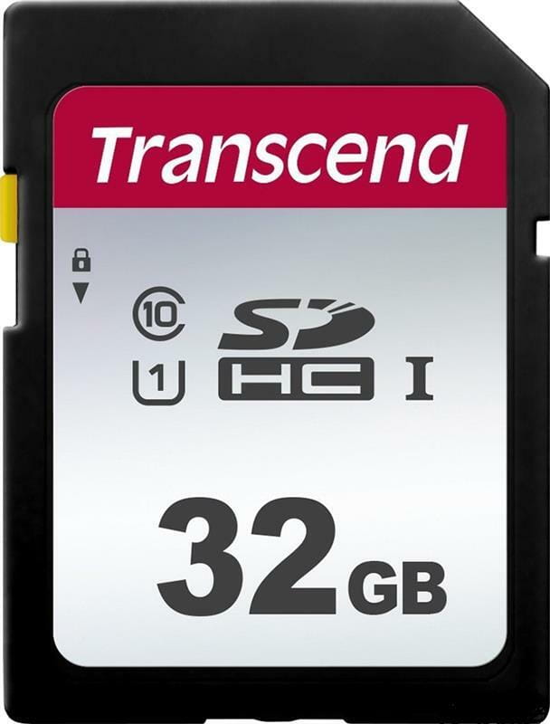 Карта памяти SDHC  32GB UHS-I Class 10 Transcend 300S (TS32GSDC300S)