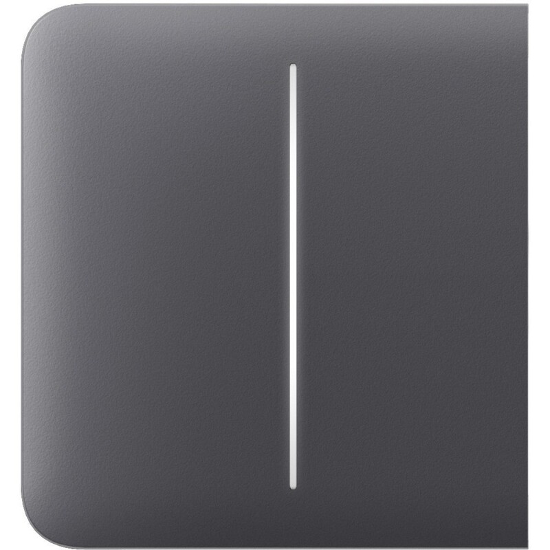 Кнопка для двухклавишного выключателя Ajax SideButton (2-gang) graphite