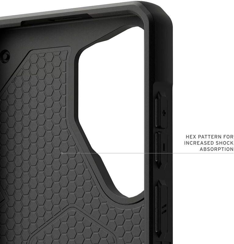 Чохол-накладка Urban Armor Gear Monarch Pro With Magnet для Samsung S26 Ultra Kevlar Black (214513113940)