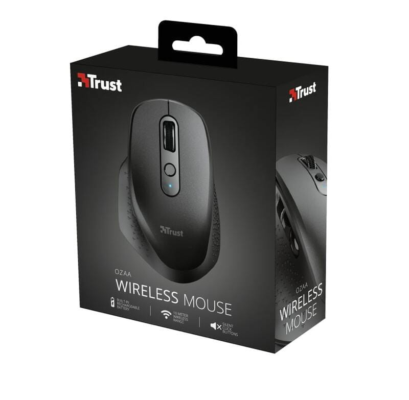 Миша бездротова Trust Ozaa Rechargeable WL Black (23812)