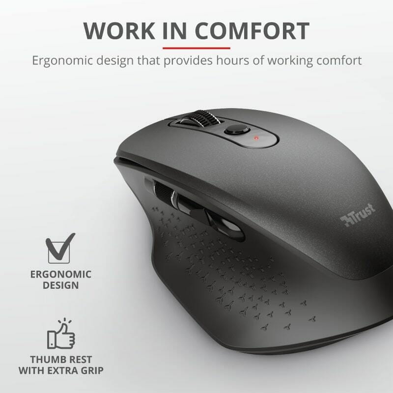 Миша бездротова Trust Ozaa Rechargeable WL Black (23812)