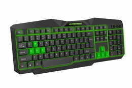 Клавіатура Esperanza EGK201 Black/Green (EGK201GUA)