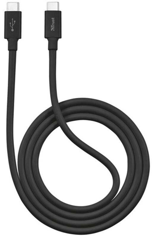 Кабель Trust Urban USB-C - USB-C 2.0 1m, Black (21595)