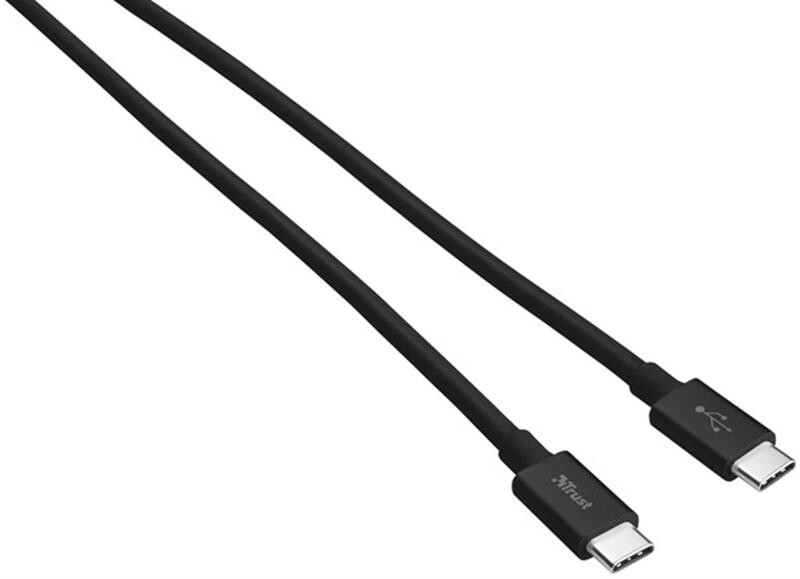 Кабель Trust Urban USB-C - USB-C 2.0 1m, Black (21595)