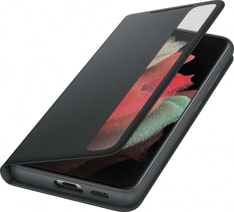 Чехол-книжка Samsung Smart Clear View Cover для Samsung Galaxy S21 Ultra SM-G998 Black (EF-ZG998CBEGRU)