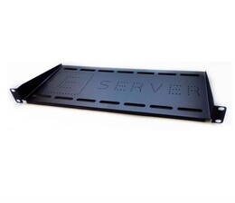 Полиця EServer 1U 19", 250мм, чорна (PS-1U-250-B)