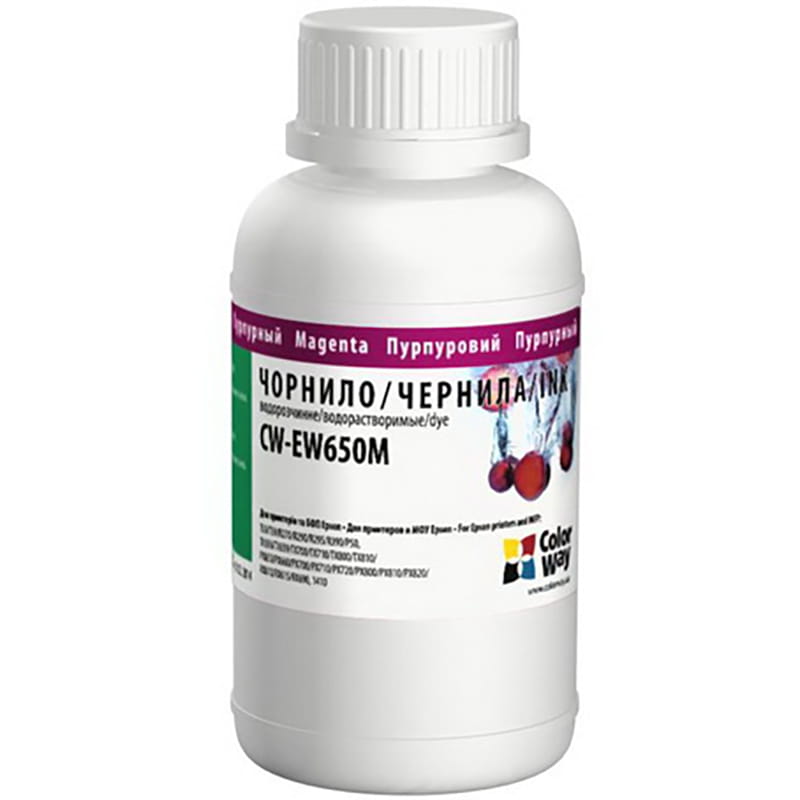 Чернила CW EPSON TX650 (Magenta) (CW-EW650M02) 200мл