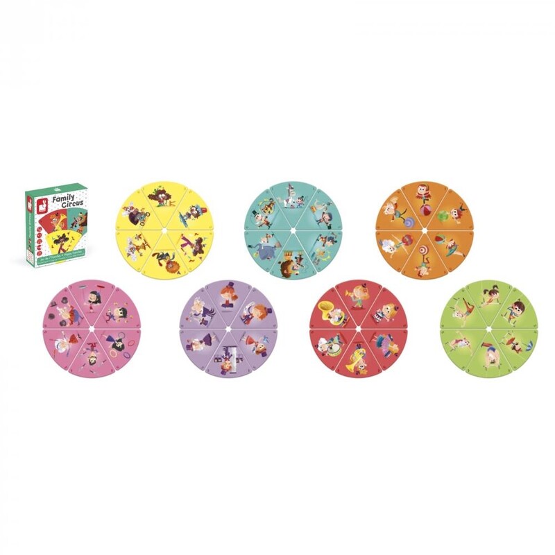 Настільна гра Janod Happy Families Цирк  (J02755)