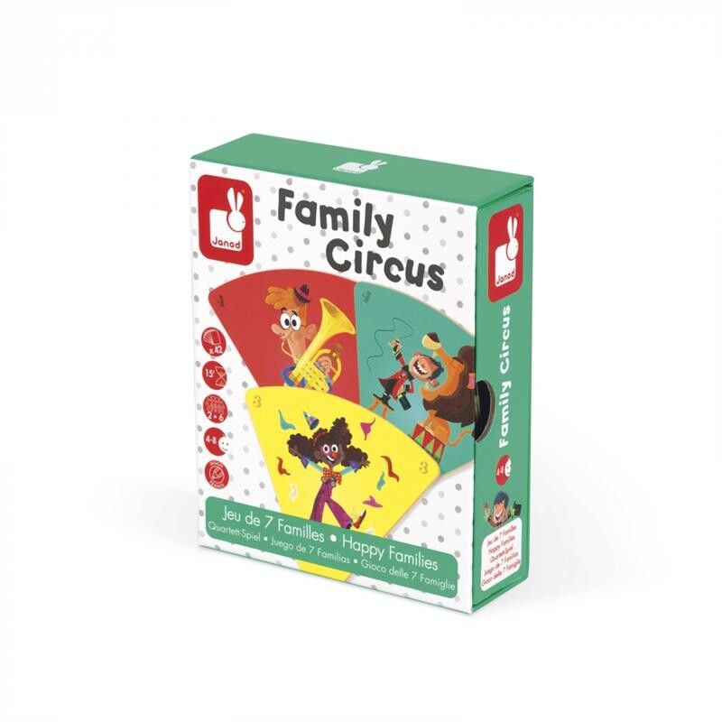 Настільна гра Janod Happy Families Цирк  (J02755)