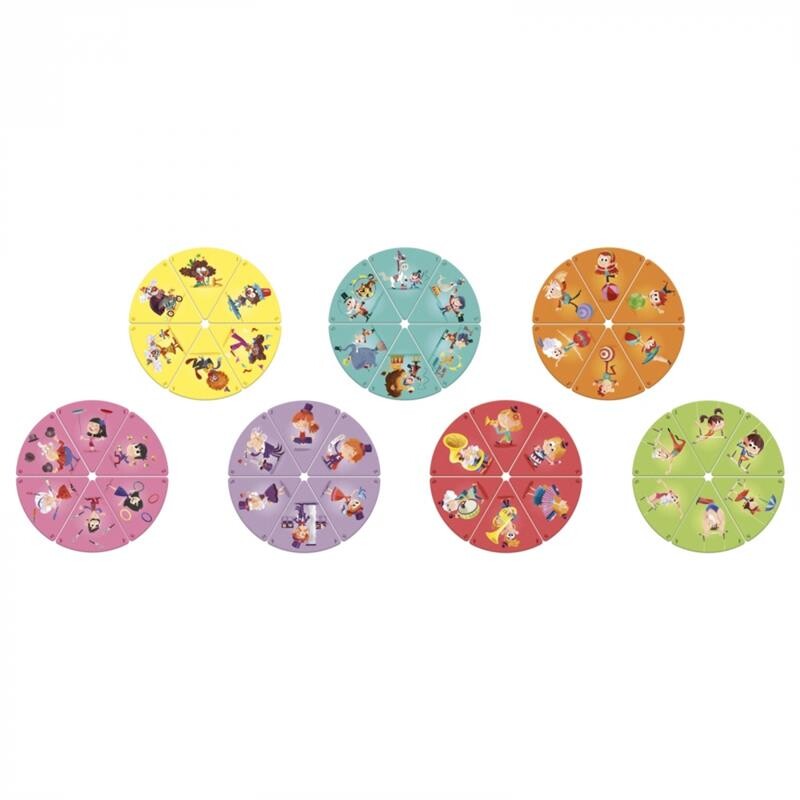 Настільна гра Janod Happy Families Цирк  (J02755)