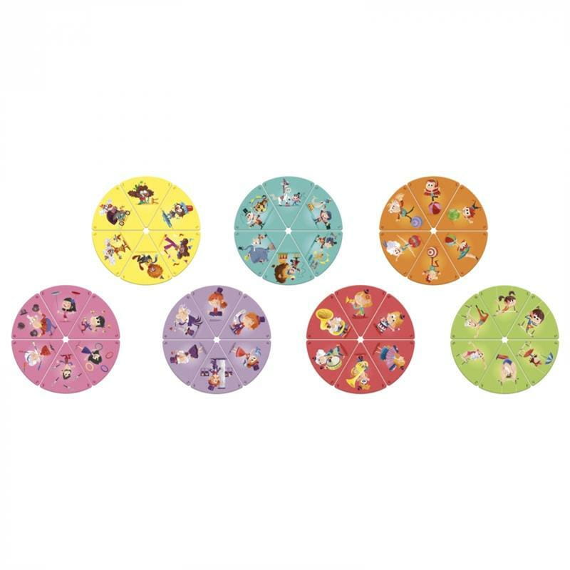 Настольная игра Janod Happy Families Цирк  (J02755)