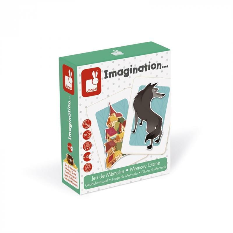 Настольная игра мемо Janod Happy Families Воображение (J02753)