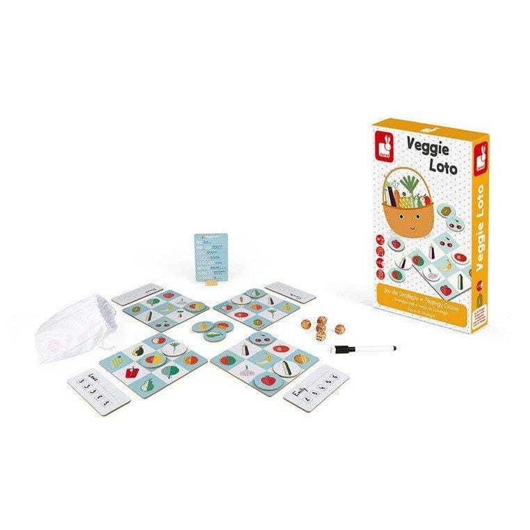 Настольная игра Janod Лото. Овощи (J02691)