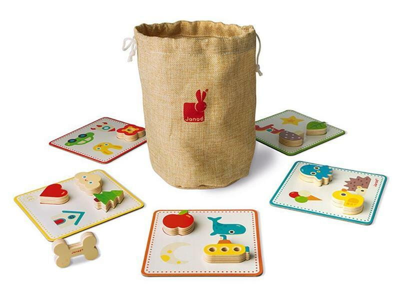 Настольная игра Janod Лото. Изучаем формы (J05318)