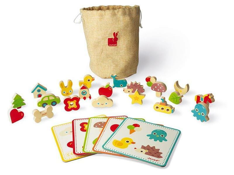 Настольная игра Janod Лото. Изучаем формы (J05318)