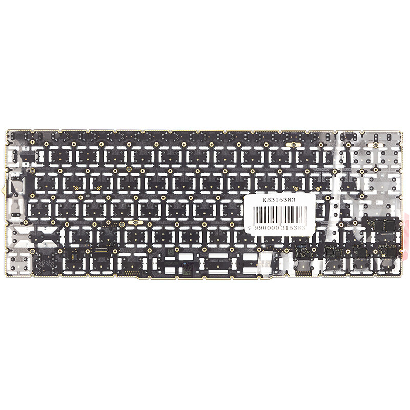 Клавіатура PowerPlant для ноутбука Apple MacBook Pro 13 A1708 (EMC 2978) чорна, без фрейму (KB315383)