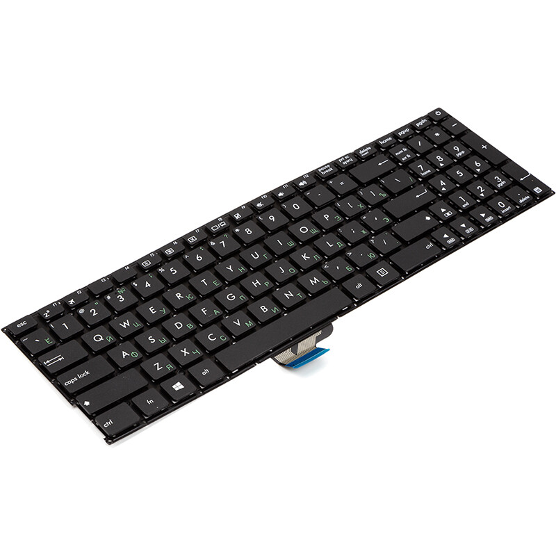 Клавіатура PowerPlant для ноутбука Asus Zenbook UX510 чорна, без фрейму (KB315307)