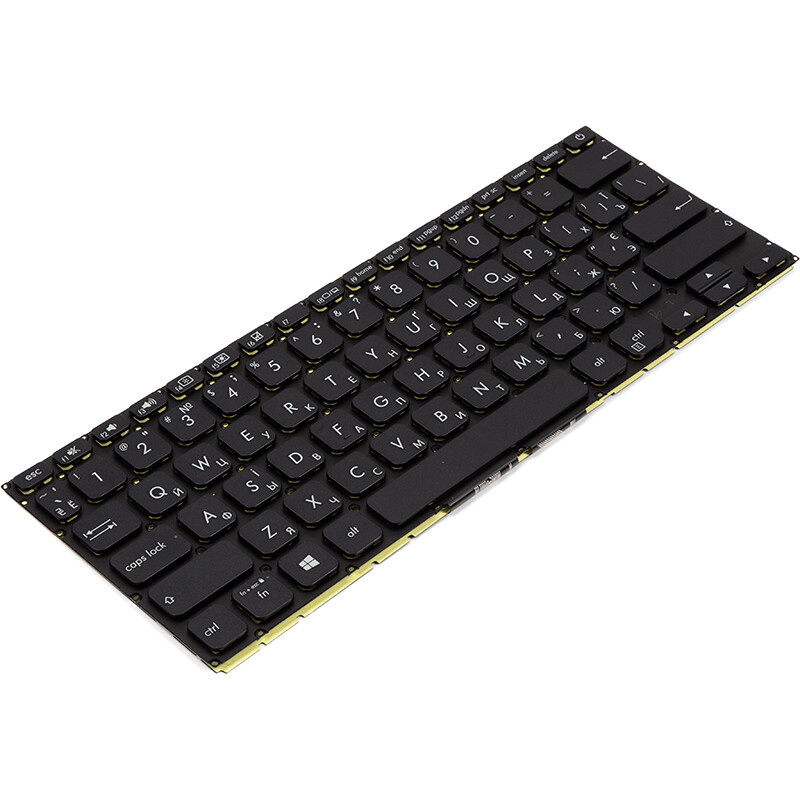 Клавіатура PowerPlant для ноутбука Asus VivoBook 14 A412FA чорна, без фрейму (KB315505)