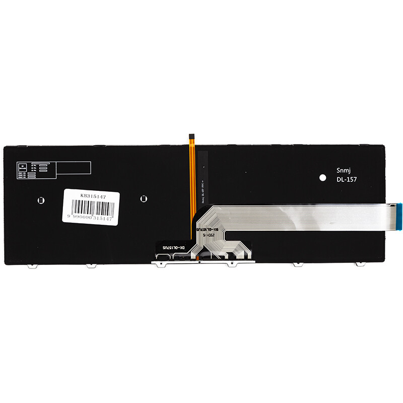 Клавиатура PowerPlant для ноутбука Dell Inspiron 15 3000 черная, черный фрейм, подсветка (KB315147)