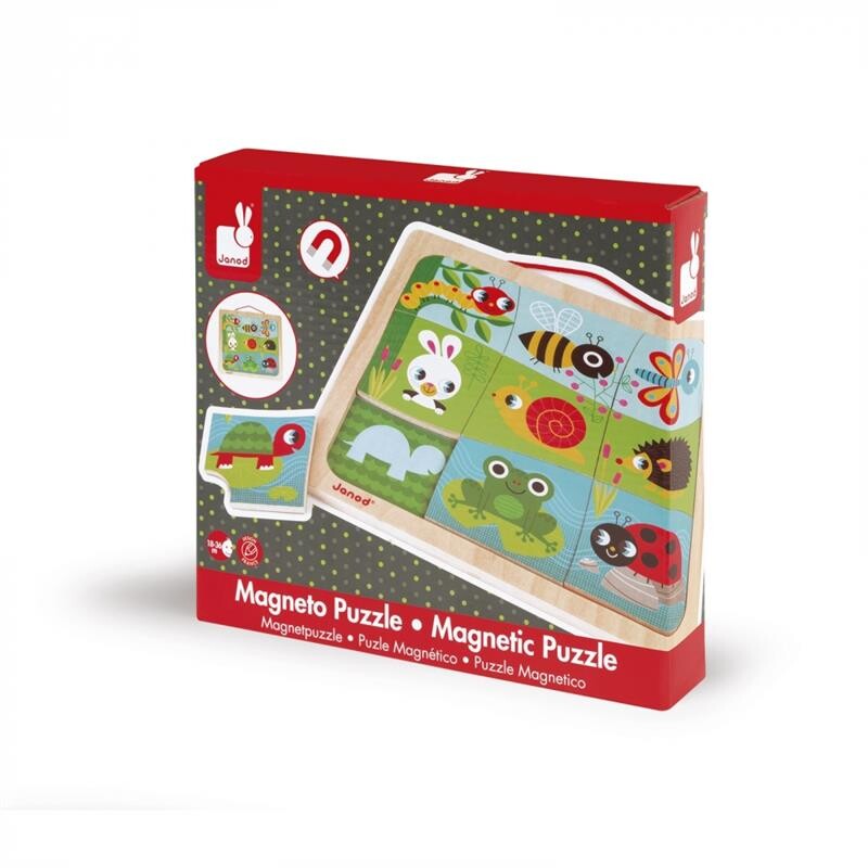 Пазл Janod магнитный Сад (J02710)