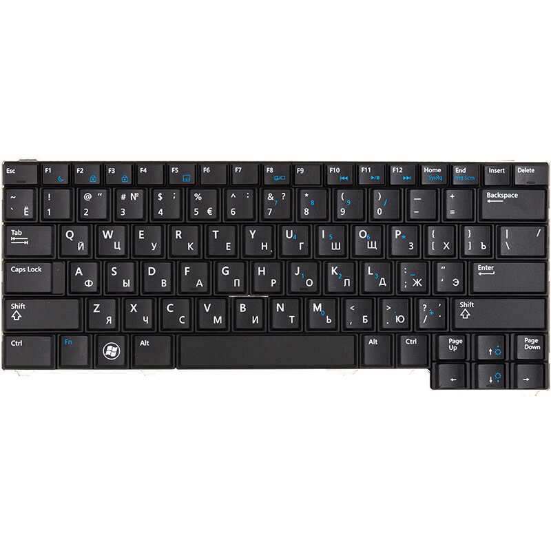 Клавиатура PowerPlant для ноутбука Dell Latitude E5440 черная, черный фрейм (KB315413)