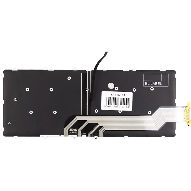 Клавиатура PowerPlant для ноутбука Dell Inspiron 5370 черная, без фрейма, подсветка (KB315444)