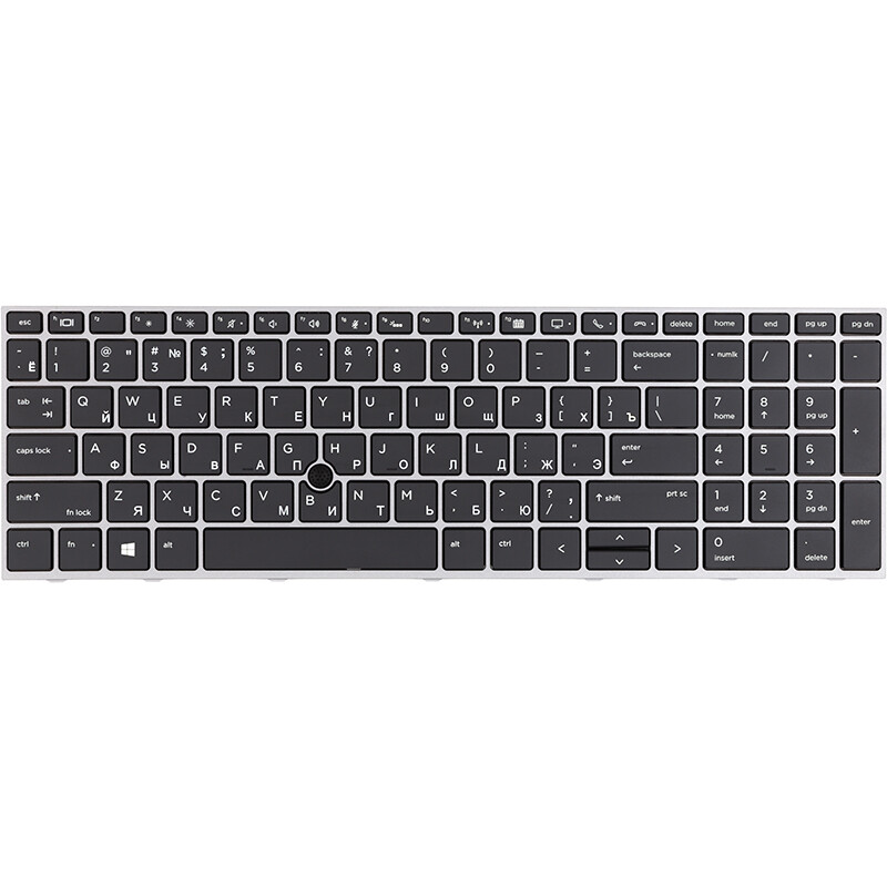 Клавиатура PowerPlant для ноутбука HP Zbook 15 G5 черная, без фрейма, подсветка (KB315000)