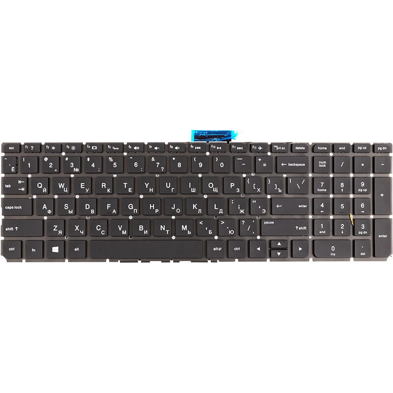 Клавиатура PowerPlant для ноутбука HP Pavilion 15-AU черная, без фрейма, подсветка (KB315369)