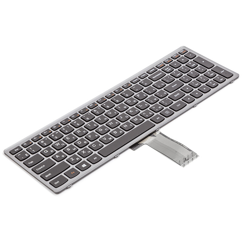 Клавиатура PowerPlant для ноутбука Lenovo Ideapad U510, Z710 черная, черный фрейм (KB312337)