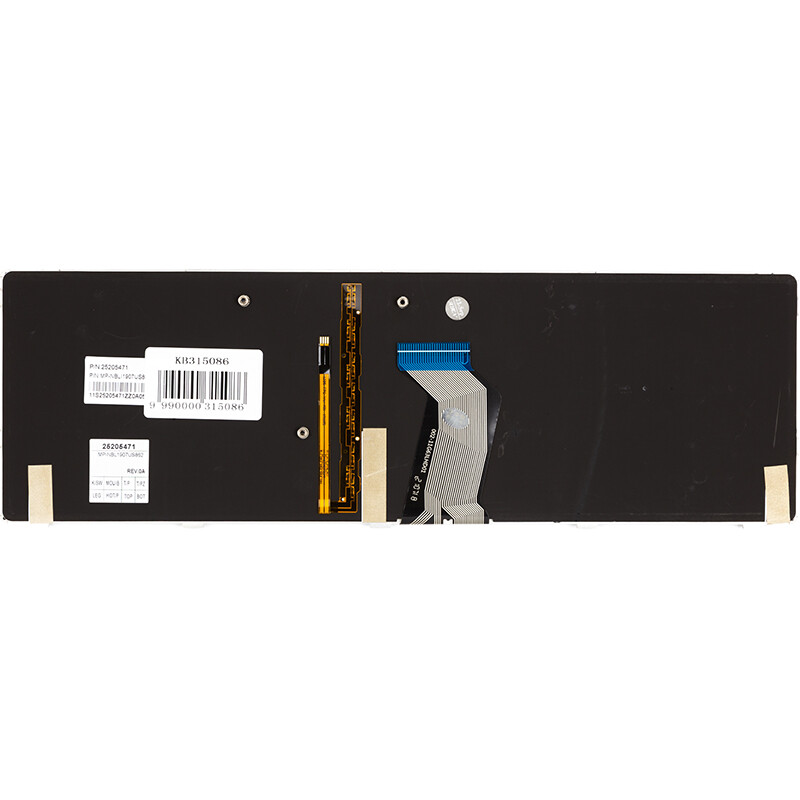 Клавиатура PowerPlant для ноутбука Lenovo Y580 черная, черный фрейм, подсветка (KB315086)