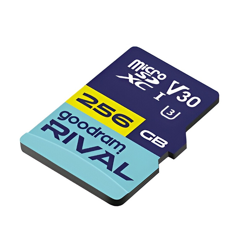 Карта пам`яті MicroSDXC 256GB UHS-I/U3 Class 10 Goodram RIVAL M3AA R100/W70MB/s + SD-adapter (GGSM3AA-2560R12)