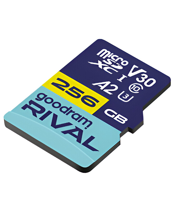 Карта пам`яті MicroSDXC 256GB UHS-I/U3 Class 10 Goodram RIVAL M2AA R170/W120MB/s + SD-adapter (GGSM2AA-2560R12)