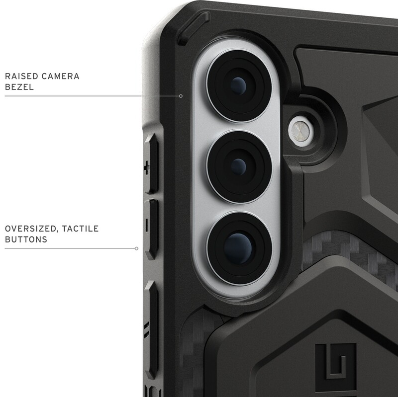 Чохол-накладка Urban Armor Gear Monarch Pro With Magnet для Samsung Galaxy S26 Carbon Fiber (214515114242)