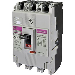 Автоматический выключатель ETI EB2S 160/3SF 160A 3p (25 kA) (4671837)
