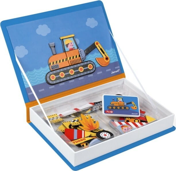 Магнитная книга Janod Транспорт (J02715)