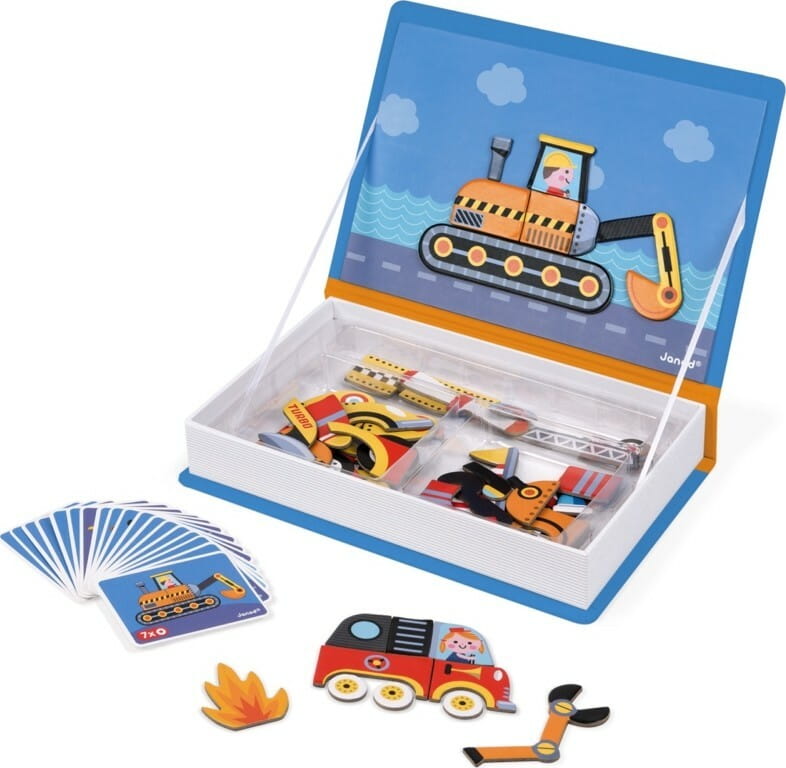 Магнитная книга Janod Транспорт (J02715)