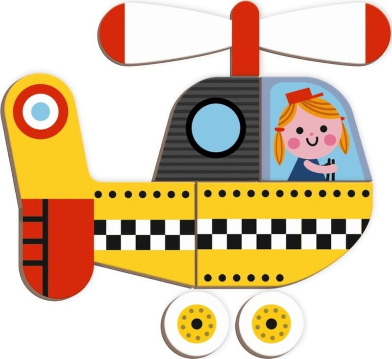 Магнитная книга Janod Транспорт (J02715)