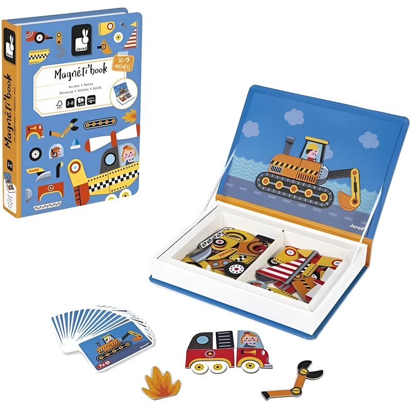 Магнітна книга Janod Транспорт (J02715)