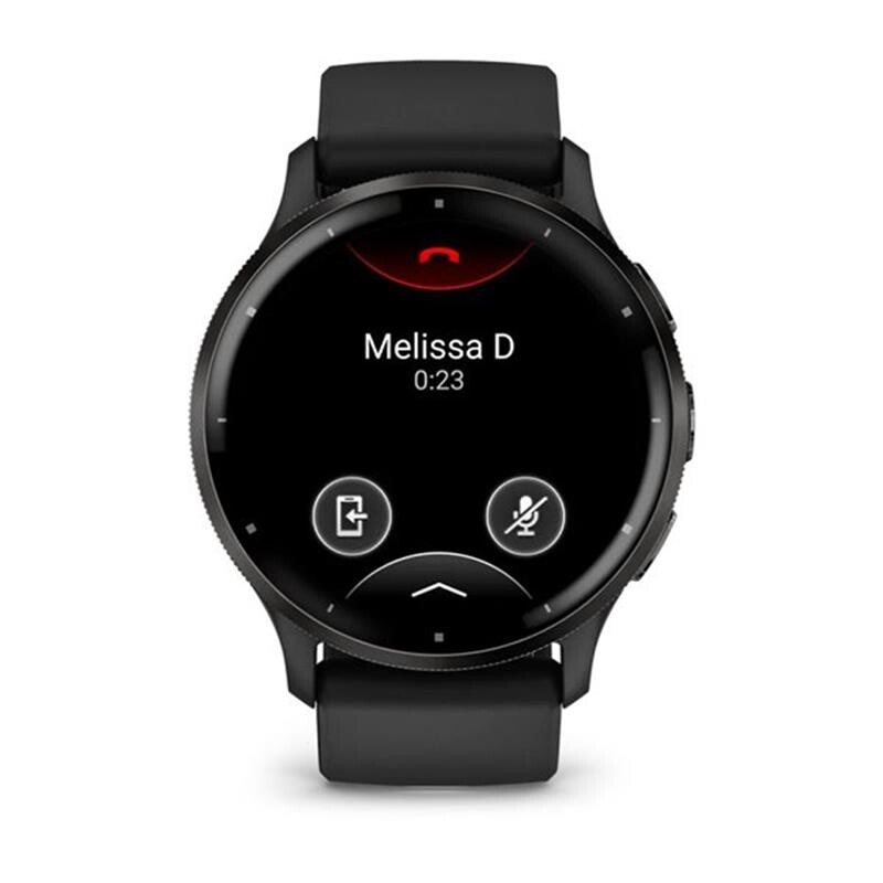 Смарт-часы Garmin Venu 3 Slate Stainless Steel Bezel with Black Case and Silicone Band (010-02784-01)