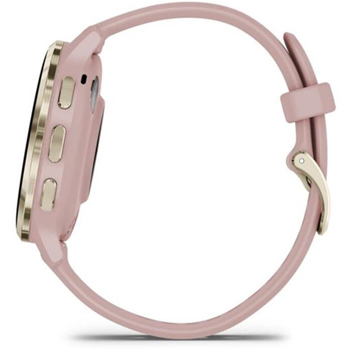 Смарт-часы Garmin Venu 3s Soft Gold Stainless Steel Bezel with Dust Rose Case and Silicone Band (010-02785-03)