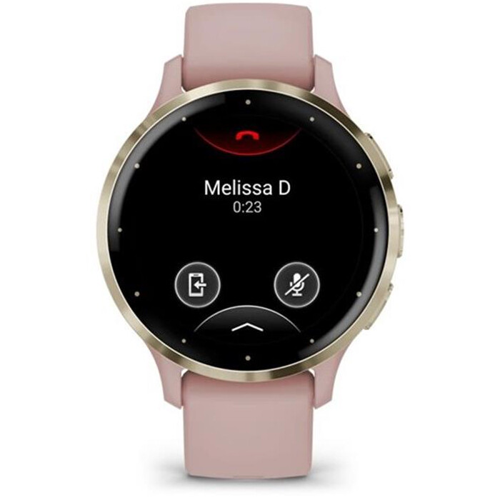 Смарт-часы Garmin Venu 3s Soft Gold Stainless Steel Bezel with Dust Rose Case and Silicone Band (010-02785-03)