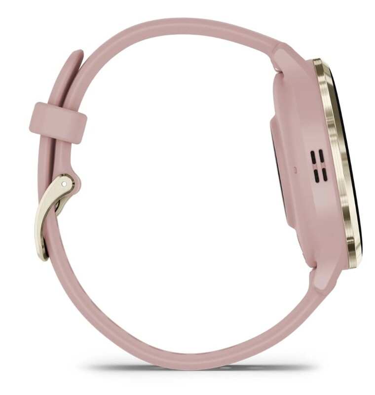 Смарт-часы Garmin Venu 3s Soft Gold Stainless Steel Bezel with Dust Rose Case and Silicone Band (010-02785-03)