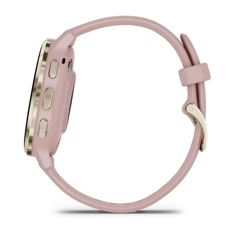 Смарт-часы Garmin Venu 3s Soft Gold Stainless Steel Bezel with Dust Rose Case and Silicone Band (010-02785-03)