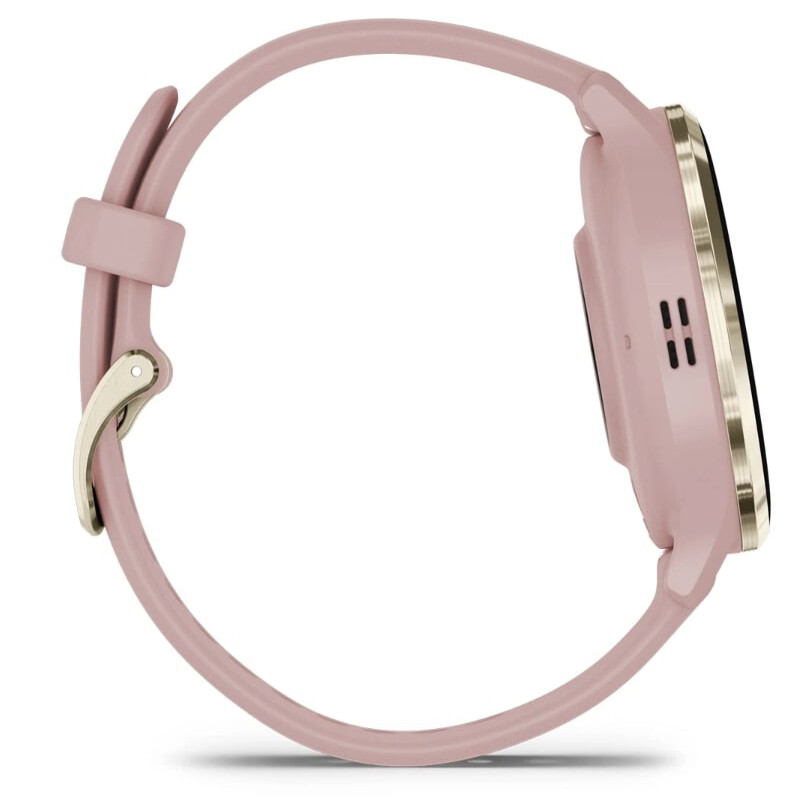 Смарт-часы Garmin Venu 3s Soft Gold Stainless Steel Bezel with Dust Rose Case and Silicone Band (010-02785-03)