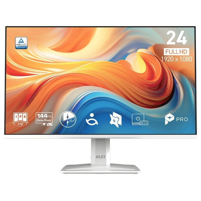 Монітор MSI 24" PRO MP243W E14 IPS White 144Hz